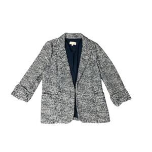 Skies Are Blue Soft Tweed Blazer Jacket Size Medium Professional Business Chic